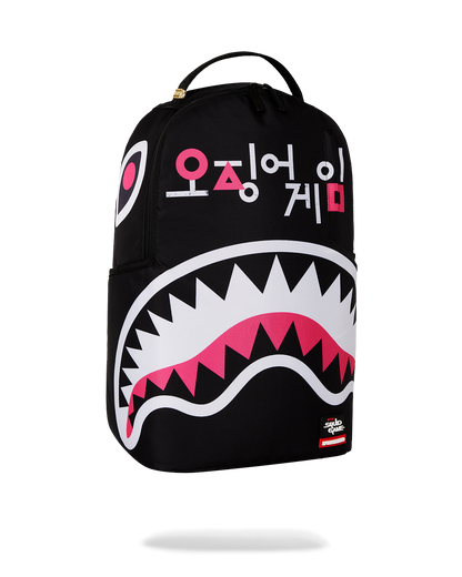 SPRAYGROUND® BACKPACK SQUID GAME LOGO SHARK MOUTH DLXR BACKPACK