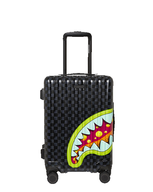 SPRAYGROUND® LUGGAGE SLIME TAKEOVER HARD SHELL CARRY-ON LUGGAGE
