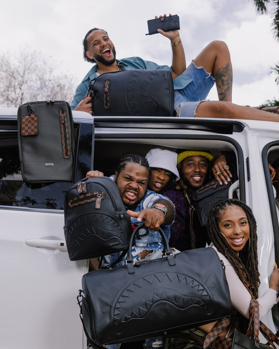 SPRAYGROUND® BACKPACK CHECKPOINT ROYALE SAVAGE BACKPACK