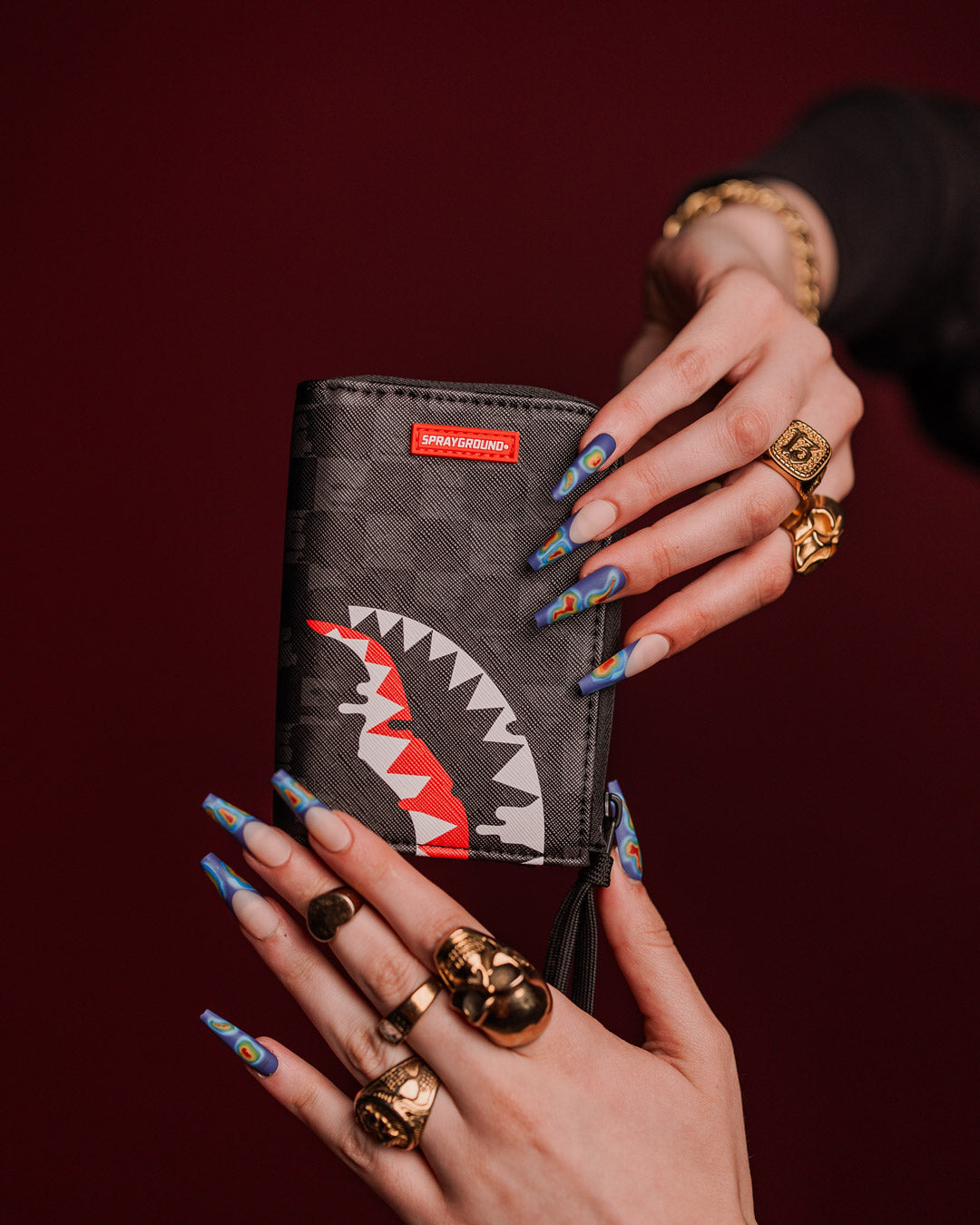 SPRAYGROUND® WALLET SHARKS IN PARIS THUNDERDRIP WALLET
