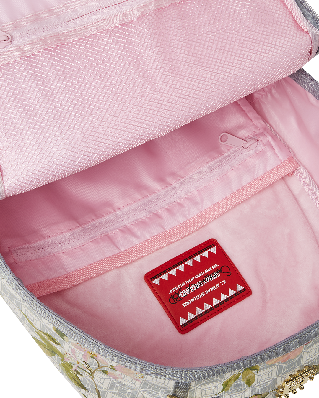 SPRAYGROUND® BACKPACK A.I. AFRICAN INTELLIGENCE ELEGANT ENERGY BACKPACK - SANDFLOWER COLLAB