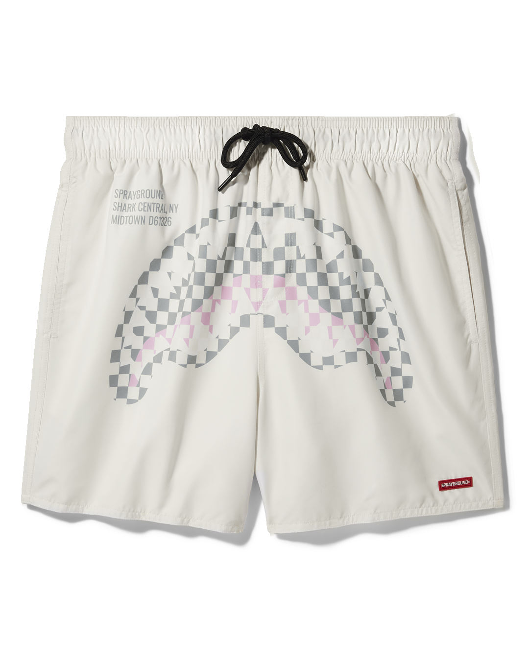 SPRAYGROUND® SWIM CREAM CHECK SHARK CENTRAL SWIM SHORTS
