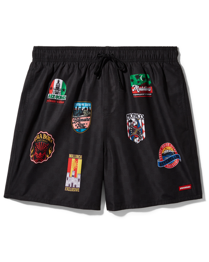 SPRAYGROUND® SWIM GLOBAL MOGUL BILLIONAIRE SWIM SHORTS