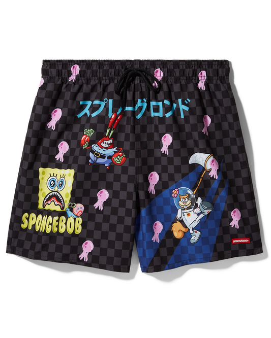 SPRAYGROUND® SWIM SPONGEBOB TOKYO BUBBLE SWIM SHORTS