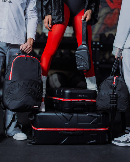 SPRAYGROUND® DUFFLE PRINTED ZIPPER SHARK DUFFLE