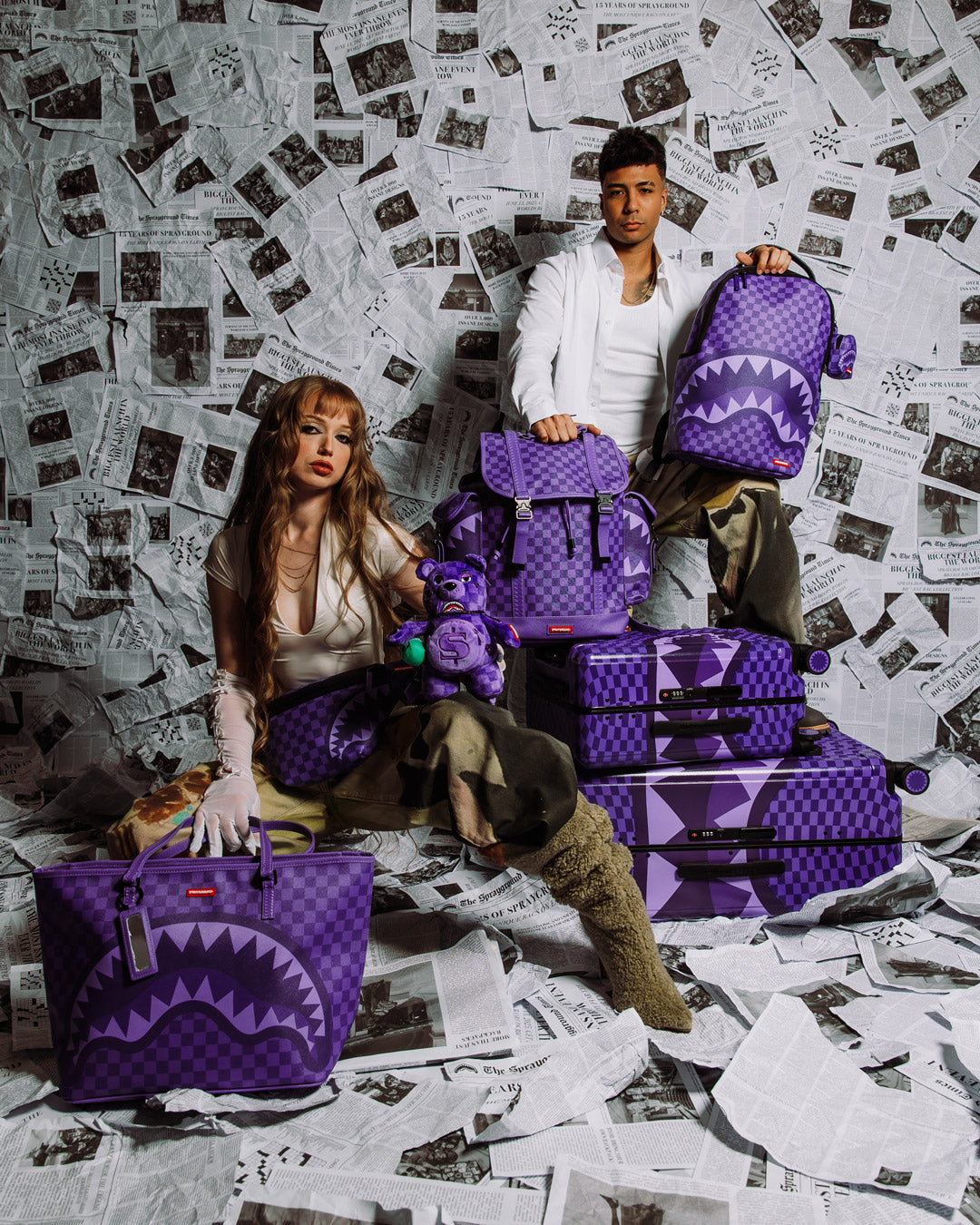 SPRAYGROUND® LUGGAGE ALL SYSTEMS GO CARRY-ON LUGGAGE