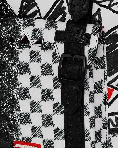 SPRAYGROUND® BACKPACK SCRIBBLE DRIBBLE CHECK HILLS BACKPACK