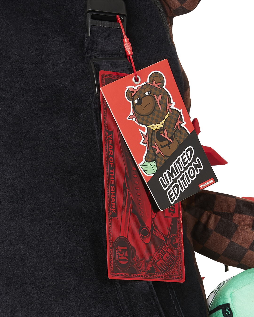 SPRAYGROUND® BACKPACK NINJA STAR BEAR BEAR BACKPACK