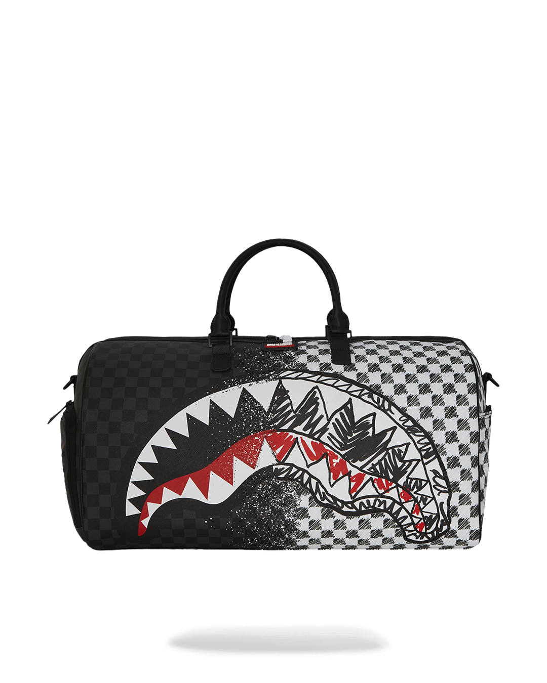 SPRAYGROUND® DUFFLE SCRIBBLE DRIBBLE CHECK DUFFLE