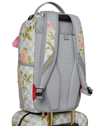 SPRAYGROUND® LUGGAGE A.I. AFRICAN INTELLIGENCE ELEGANT ENERGY CARRY-ON LUGGAGE - SANDFLOWER COLLAB
