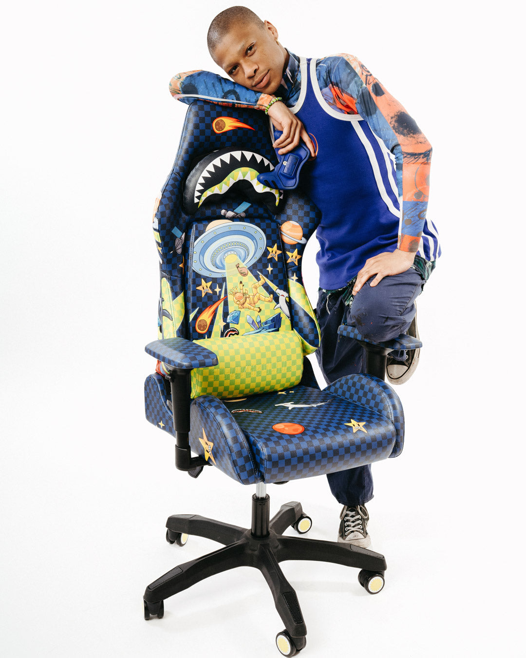 SPRAYGROUND® GAMING CHAIR SPACE WARPED GAMING CHAIR