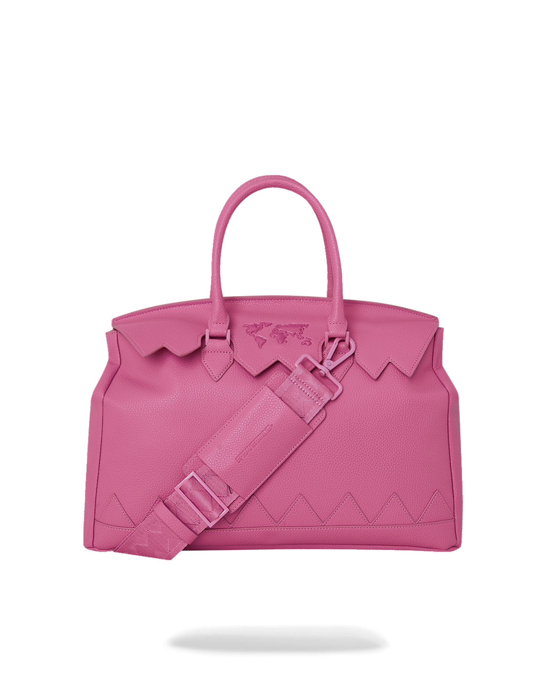 SPRAYGROUND® HANDBAG JAMES GLOBAL PINK SPIRKIN HANDBAG
