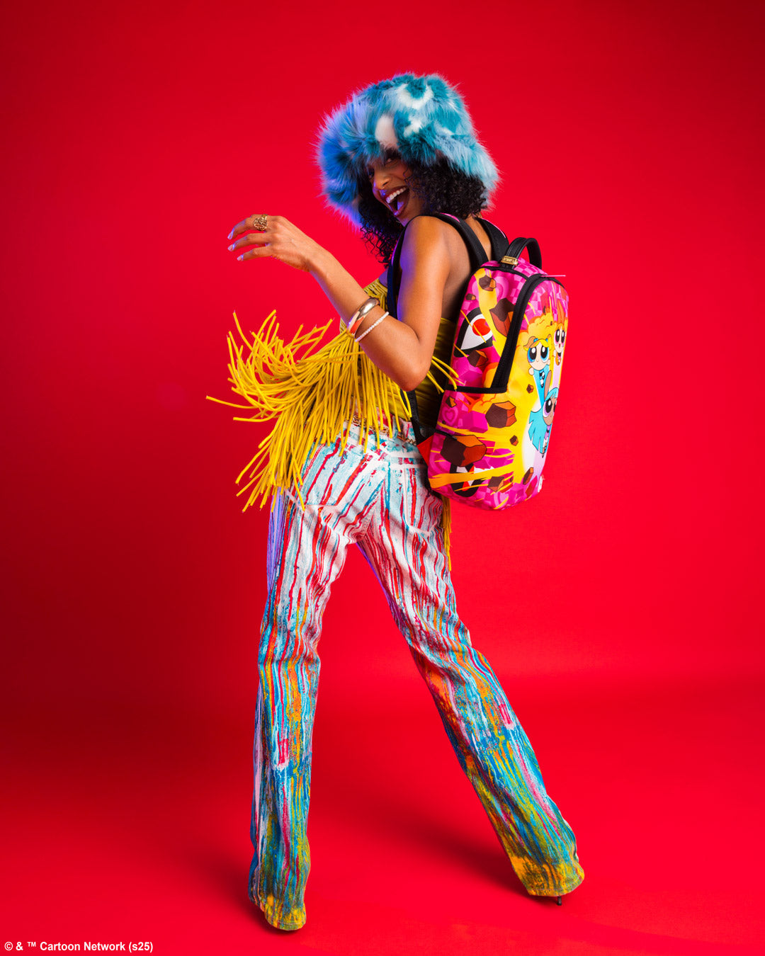 SPRAYGROUND® BACKPACK POWERPUFF BUSTIN THRU DLXSV BACKPACK