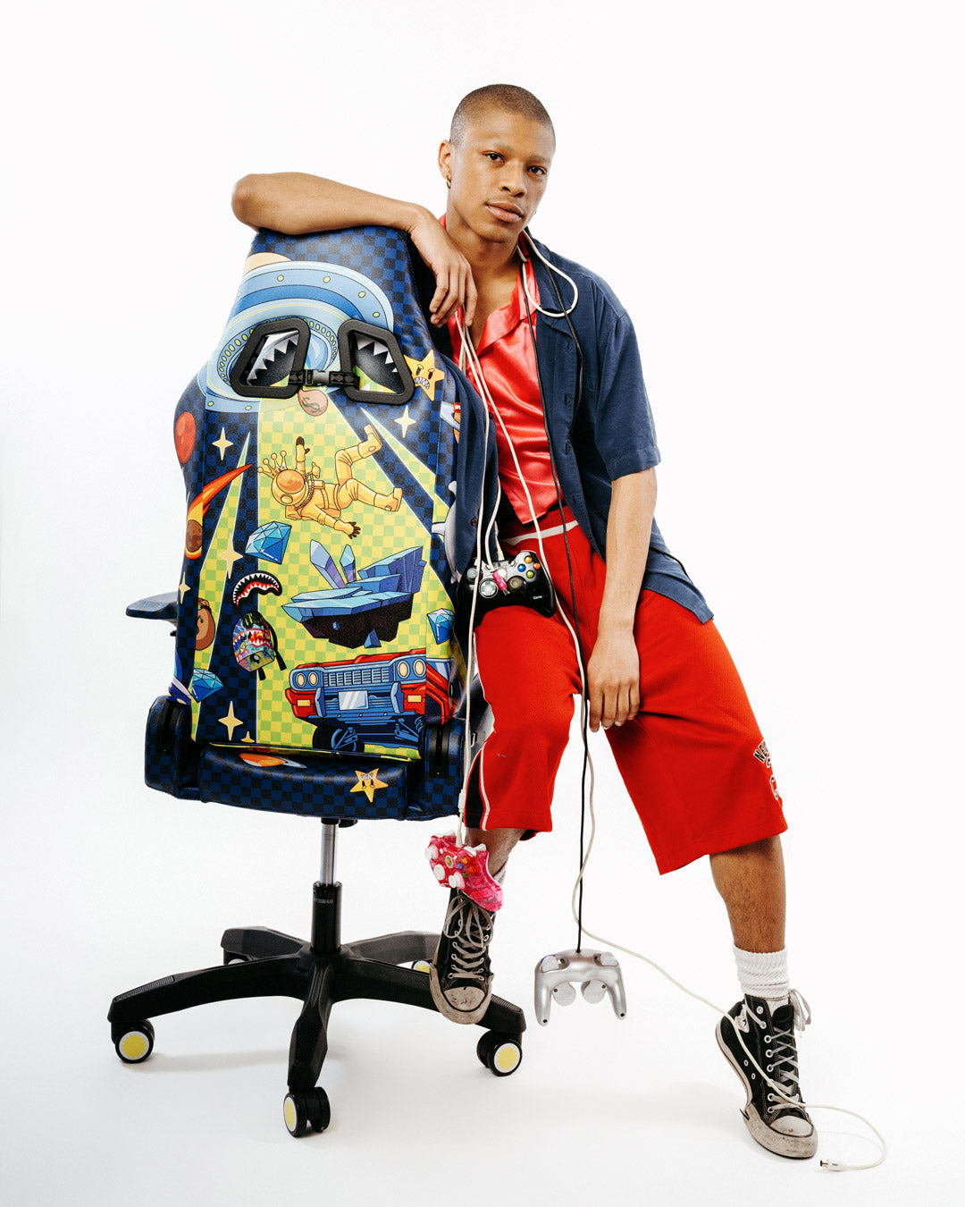 SPRAYGROUND® GAMING CHAIR SPACE WARPED GAMING CHAIR