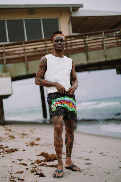 SPRAYGROUND® SWIM SLIME TAKEOVER SWIM SHORTS
