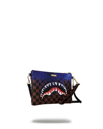 SPRAYGROUND® POUCHETTE LOST IN SPACE DRIP CROSSOVER CLUTCH