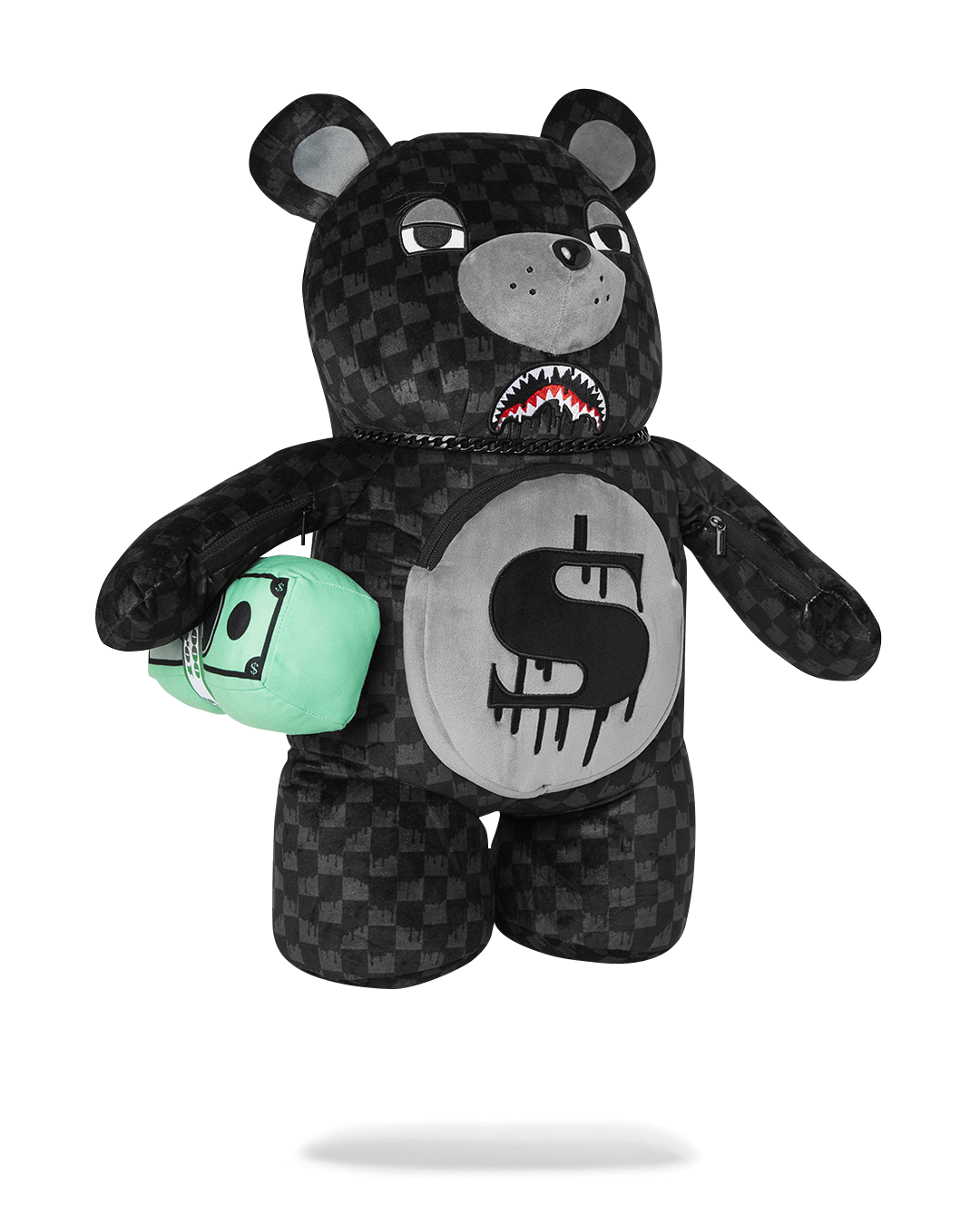 SPRAYGROUND® BACKPACK SHARKS IN PARIS THUNDERDRIP MONEYBEAR TEDDYBEAR BACKPACK