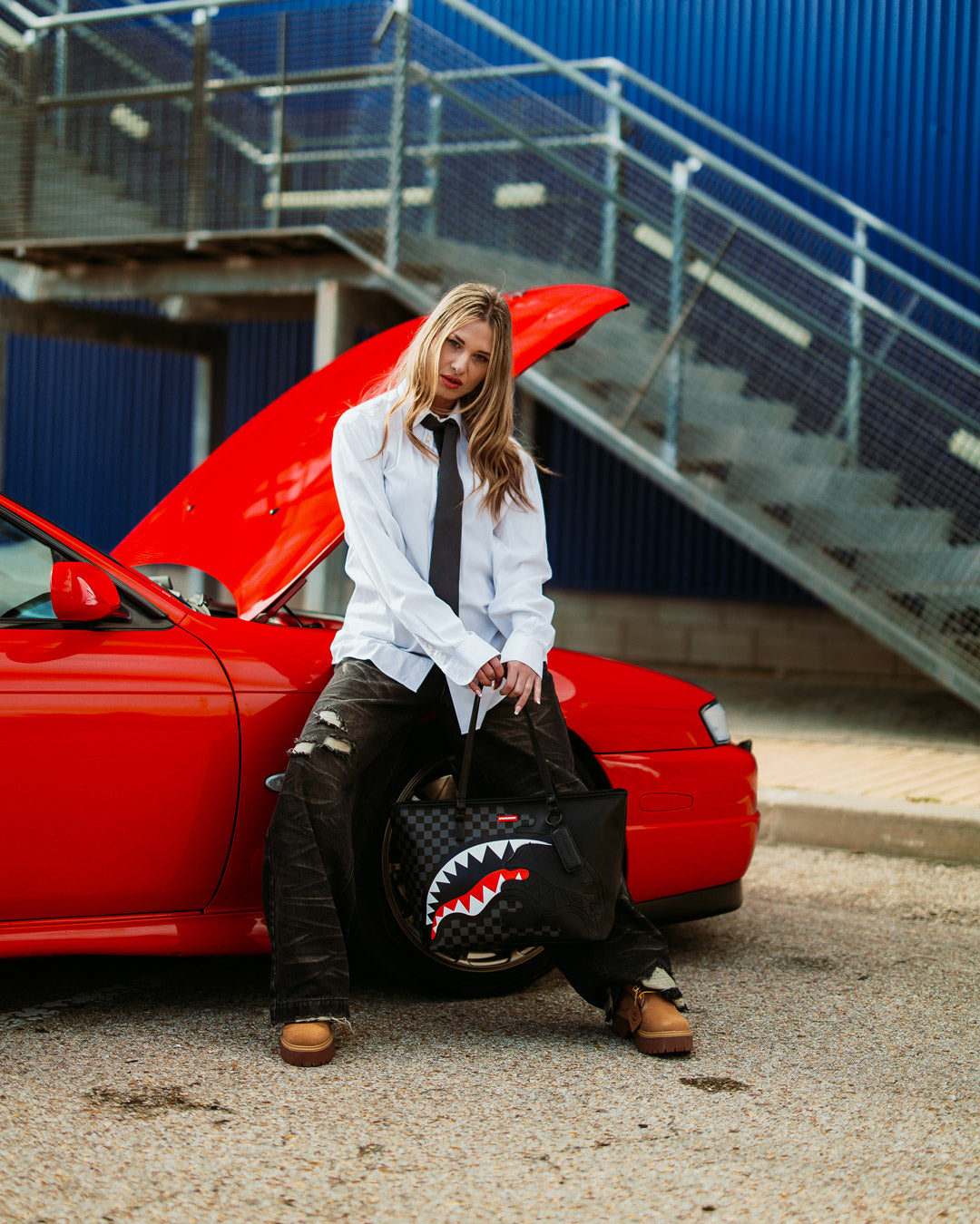 SPRAYGROUND® TOTE UNFINISHED SHARK TOTE