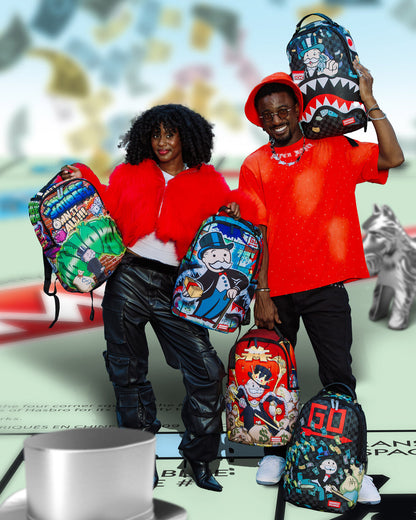 SPRAYGROUND® BACKPACK MONOPOLY WHEEL BARREL BACKPACK