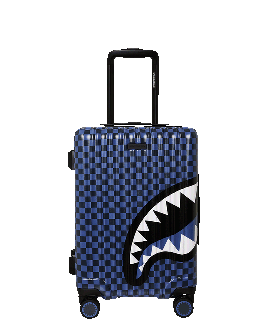 SPRAYGROUND® LUGGAGE MIDNIGHT MAGIC SHARKS IN PARIS HARD SHELL CARRY-ON LUGGAGE