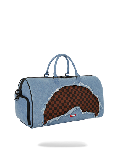 SPRAYGROUND® DUFFLE DENIM SHARK DUFFLE