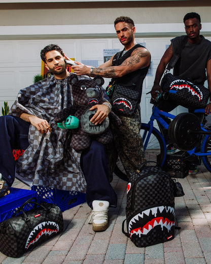 SPRAYGROUND® BACKPACK SHARKS IN PARIS THUNDERDRIP MONEYBEAR TEDDYBEAR BACKPACK