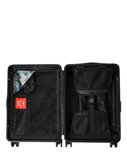 SPRAYGROUND® LUGGAGE UNFINISHED SHARK HARD SHELL CARRY-ON LUGGAGE