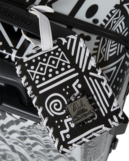 SPRAYGROUND® LUGGAGE A.I. AFRICAN INTELLIGENCE THE SKYHAWK CARRY-ON LUGGAGE - SANDFLOWER COLLAB