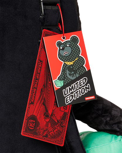 SPRAYGROUND® BACKPACK SHARKS IN PARIS THUNDERDRIP MONEYBEAR TEDDYBEAR BACKPACK