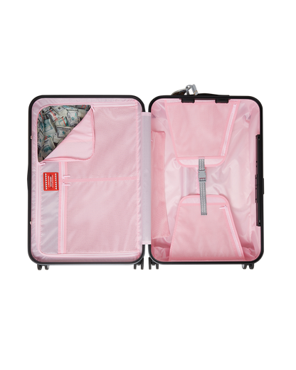 SPRAYGROUND® LUGGAGE A.I. AFRICAN INTELLIGENCE ELEGANT ENERGY FULL SIZE LUGGAGE - SANDFLOWER COLLAB