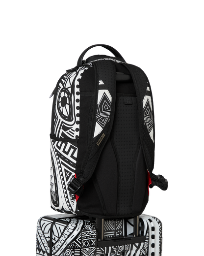 SPRAYGROUND® LUGGAGE A.I. AFRICAN INTELLIGENCE THE SKYHAWK CARRY-ON LUGGAGE - SANDFLOWER COLLAB