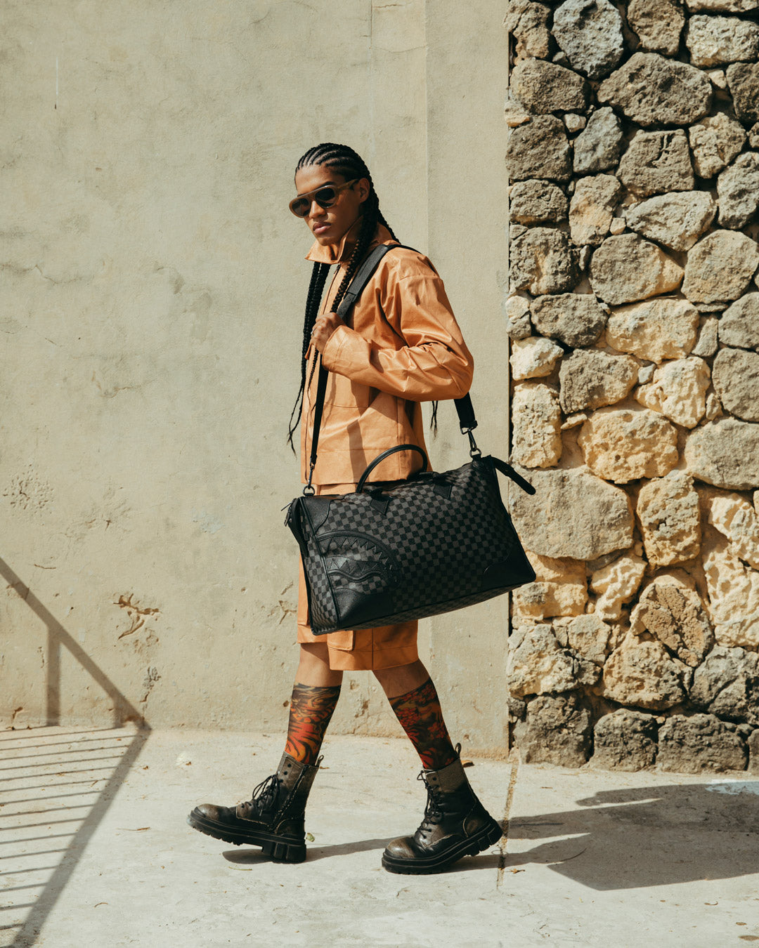 SPRAYGROUND® DUFFLE MIDNIGHT CHATEAU PYRAMID DUFFLE