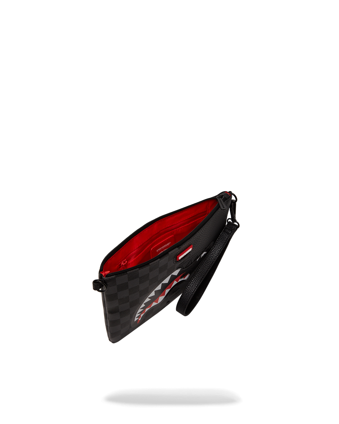 SPRAYGROUND® POUCHETTE UNFINISHED SHARK CROSSOVER CLUTCH