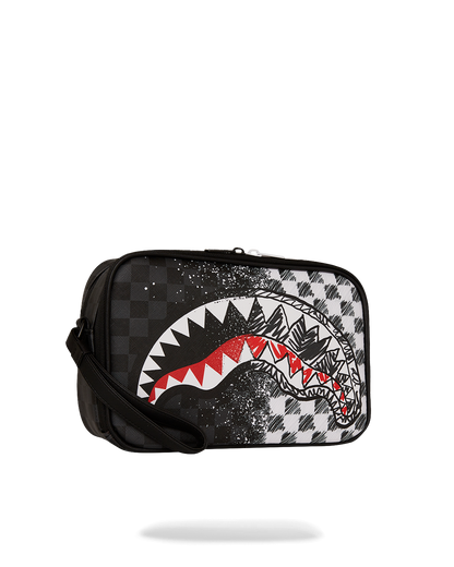 SPRAYGROUND® TOILETRY SCRIBBLE DRIBBLE CHECK TOILETRY BRICK