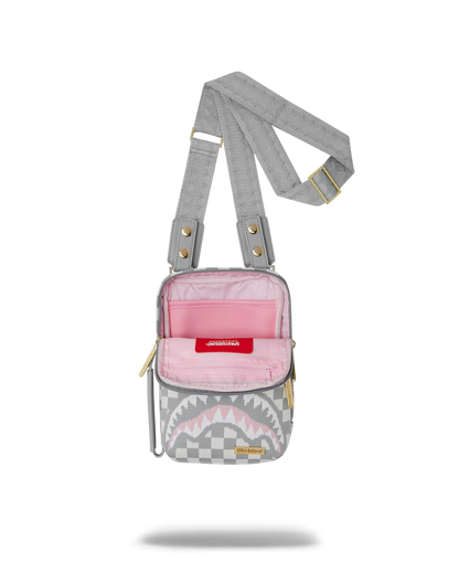SPRAYGROUND® SLING KNIT SHARKS IN PARIS IN CREAM OG SLING