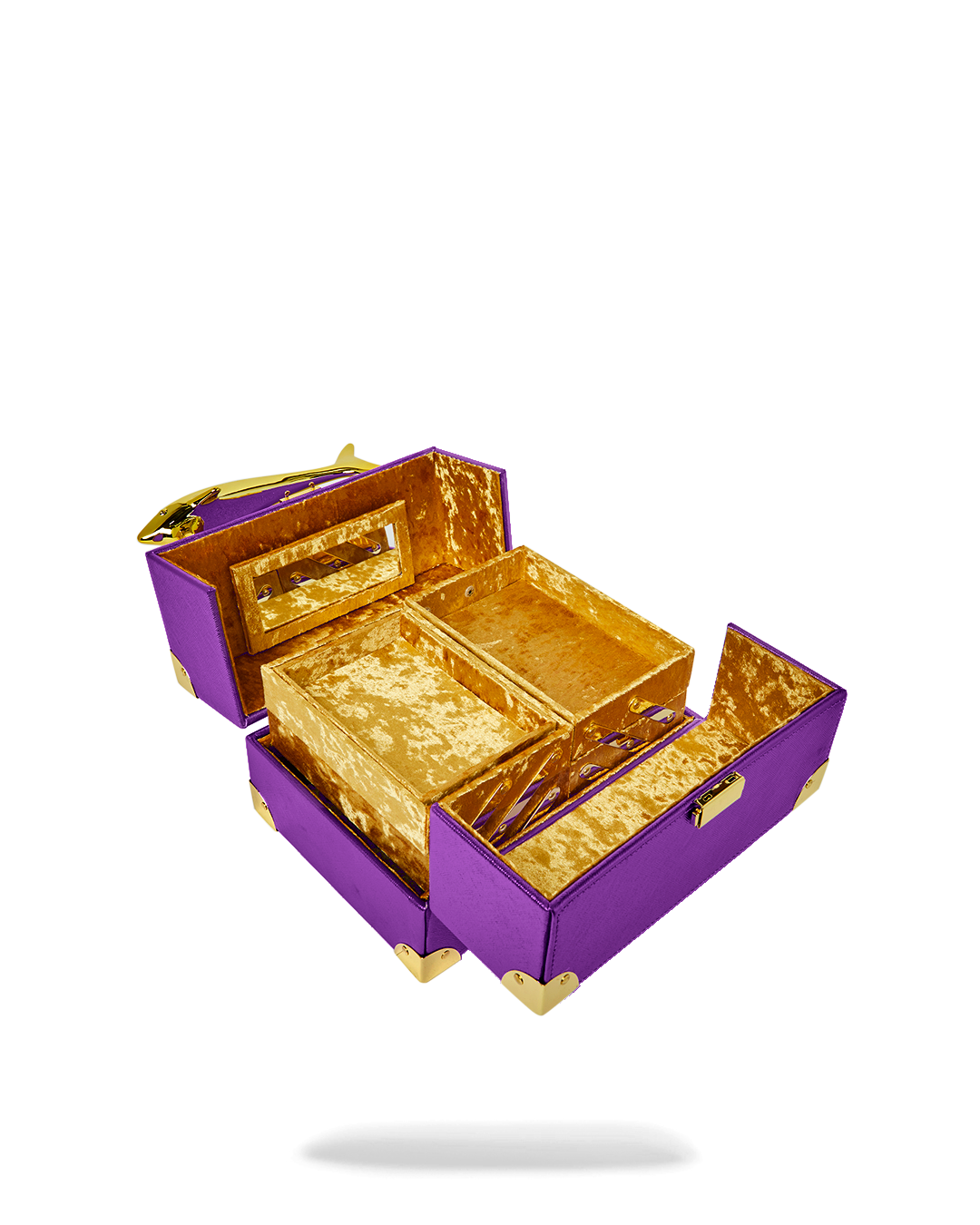 SPRAYGROUND® JEWELRY CASE SHARKS OF THE GOLD OCEAN JEWELRY CASE