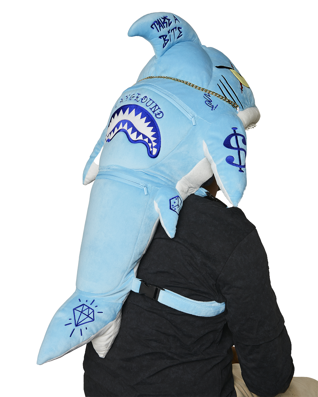 SPRAYGROUND® BACKPACK STUFFED SAVAGE HOODY BACKPACK SHARK
