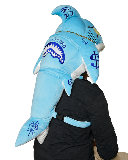 SPRAYGROUND® BACKPACK STUFFED SAVAGE HOODY BACKPACK SHARK