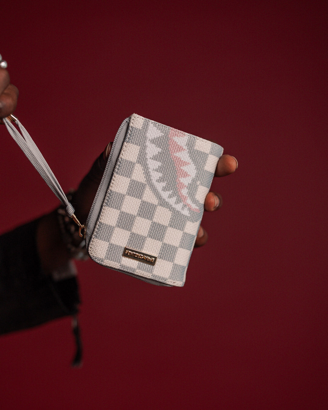 SPRAYGROUND® WALLET KNIT SHARKS IN PARIS IN CREAM WALLET