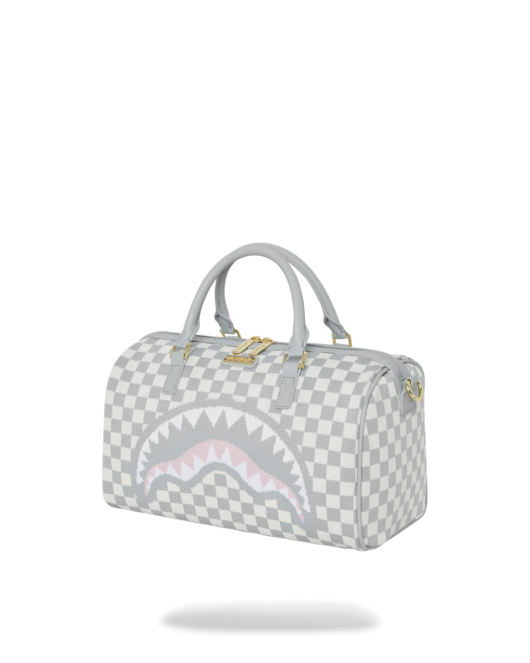 SPRAYGROUND® DUFFLE KNIT SHARKS IN PARIS IN CREAM MINI DUFFLE