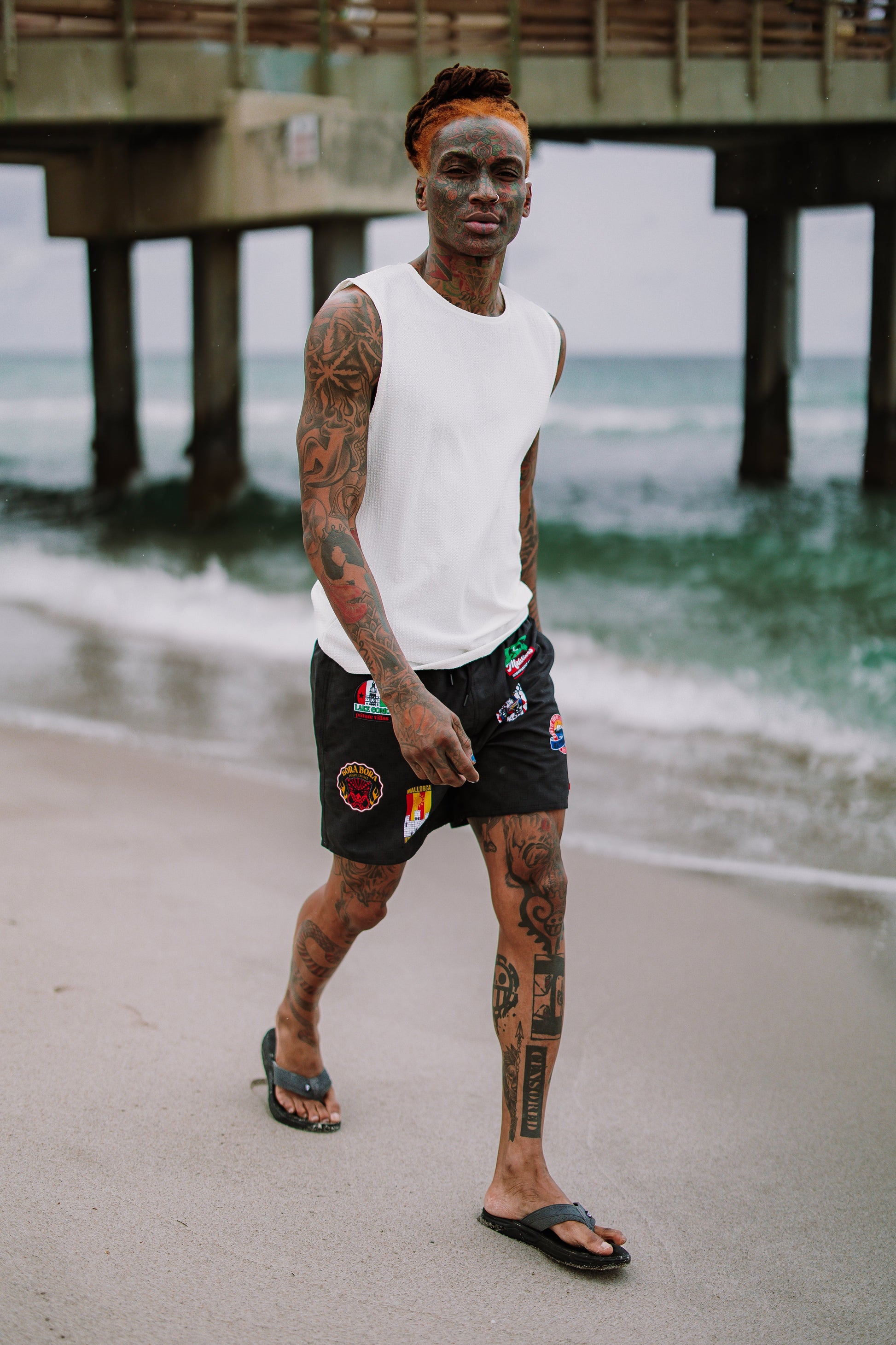 SPRAYGROUND® SWIM GLOBAL MOGUL BILLIONAIRE SWIM SHORTS