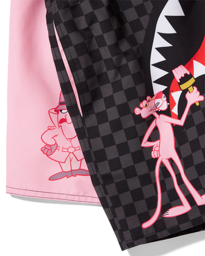SPRAYGROUND® SWIM PINK PANTHER HALF PAINTED SWIM SHORTS